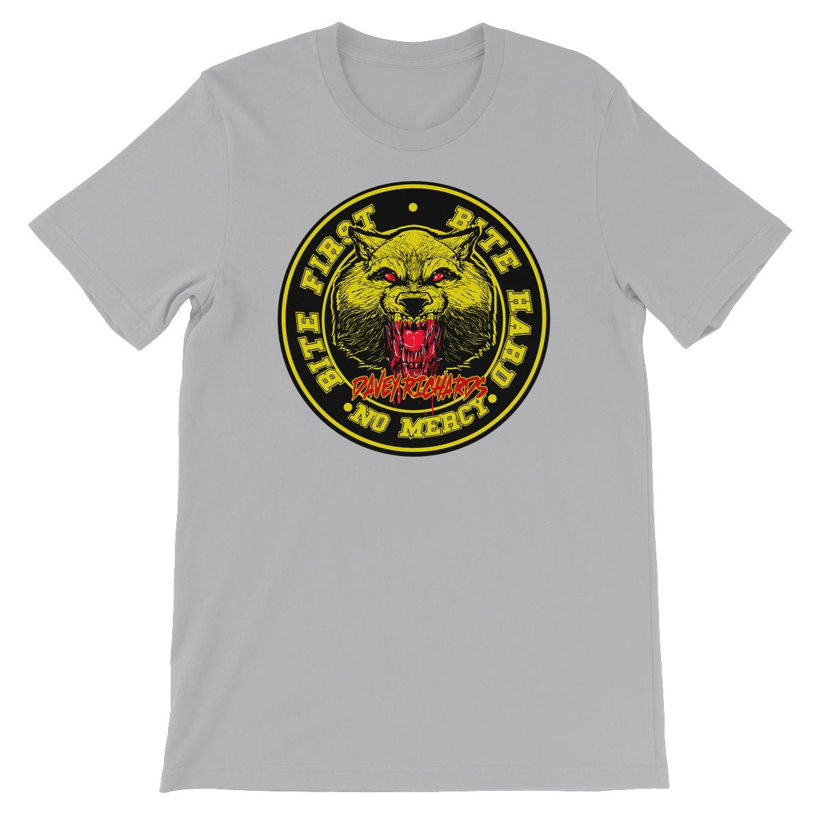 Davey Richards Bite First Logo Unisex Short Sleeve T-Shirt