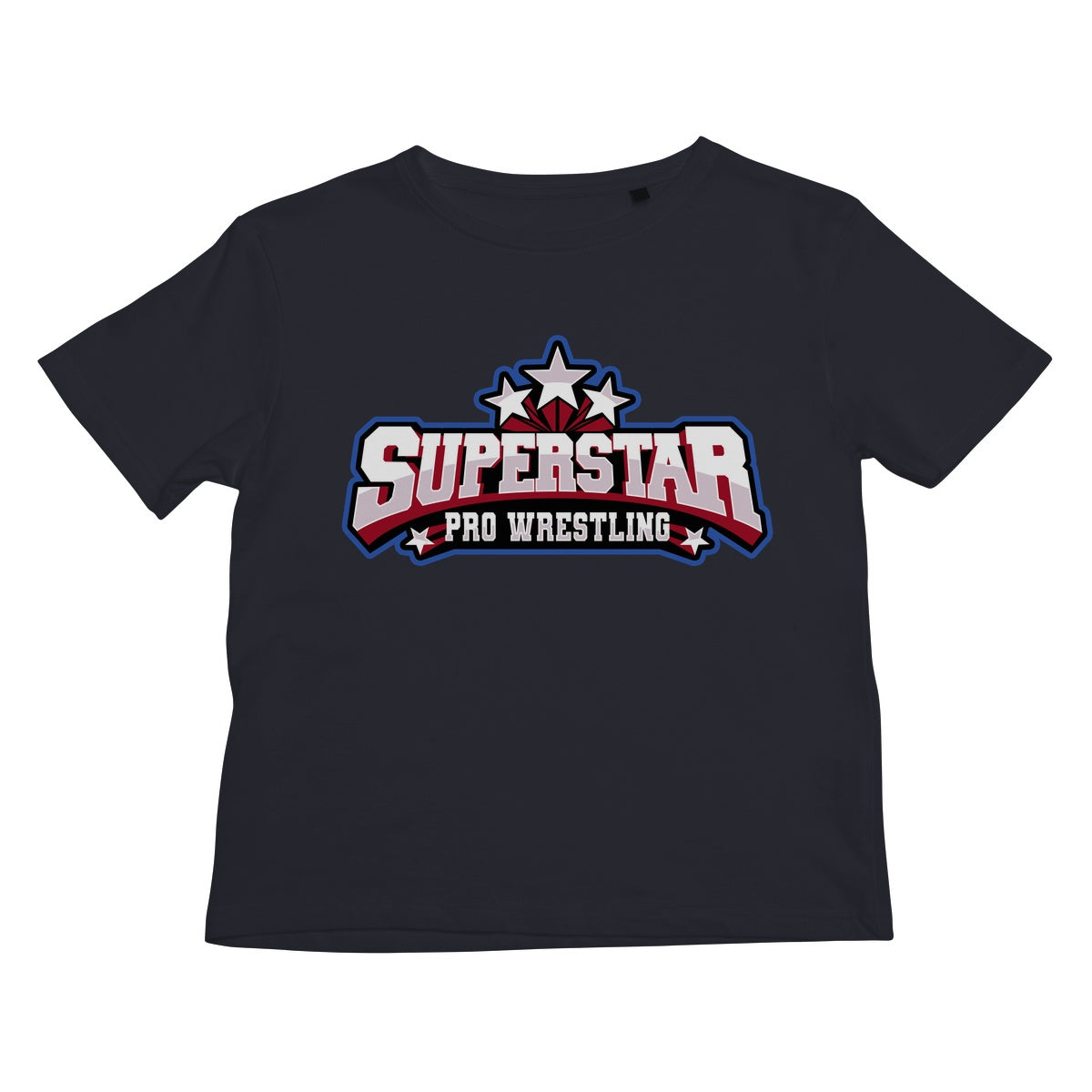 Superstar Pro Wrestling Logo Kids T-Shirt