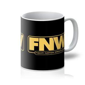 Fight! Nation Wrestling Gold Logo Mug