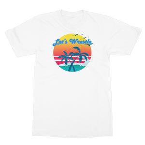 Let's Wrestle Tropical Heat Wave Softstyle T-Shirt