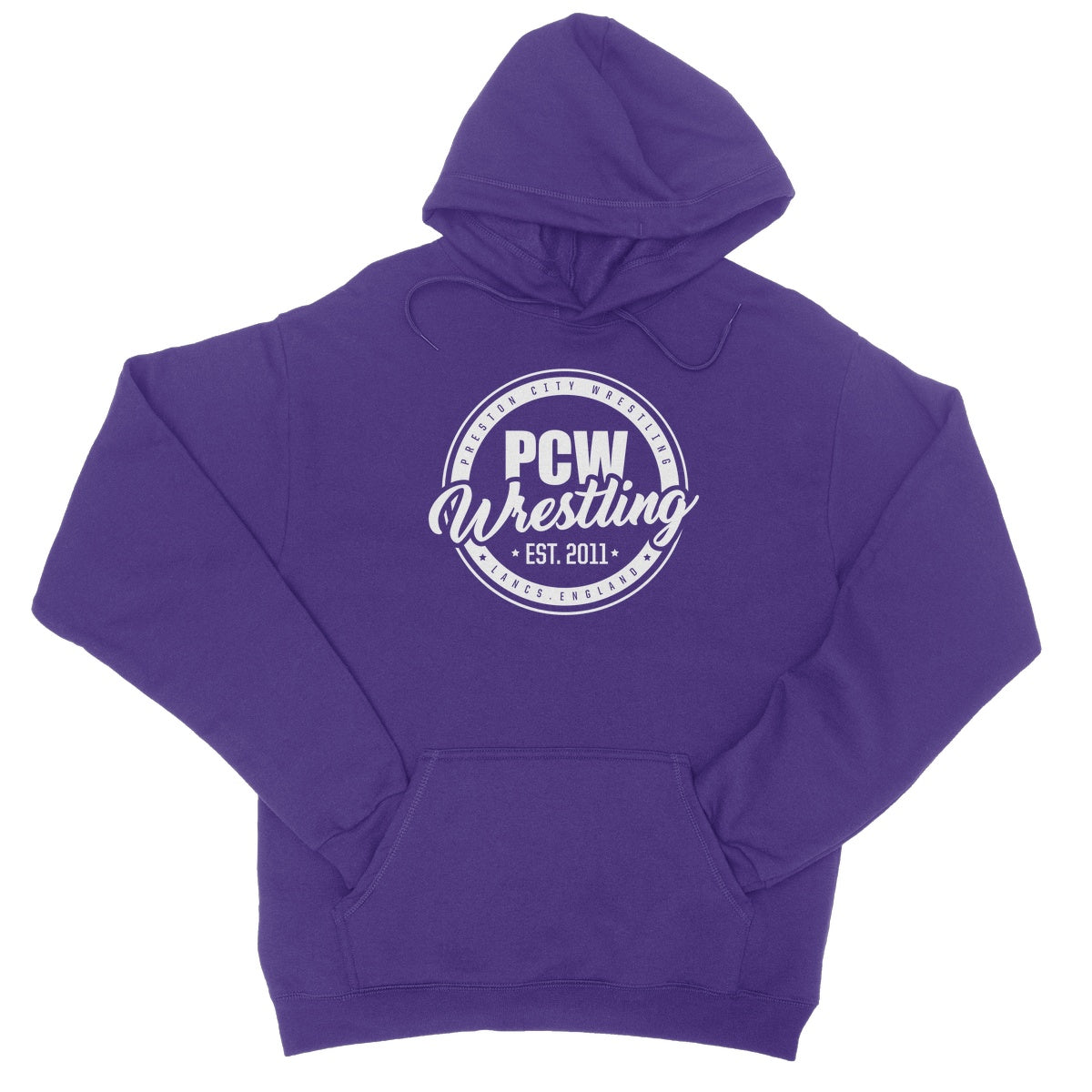 PCW UK White Roundel Logo College Hoodie