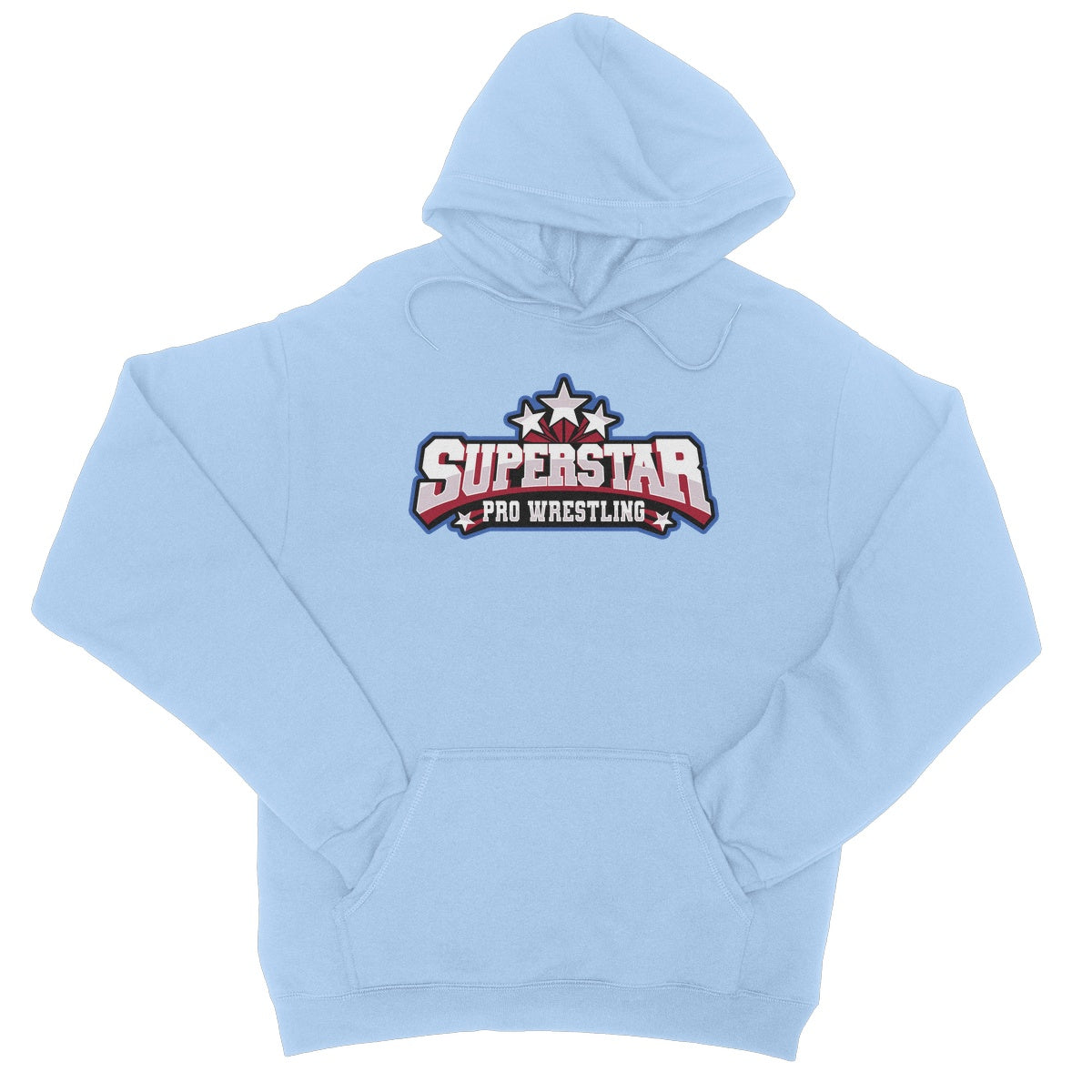 Superstar Pro Wrestling Logo College Hoodie