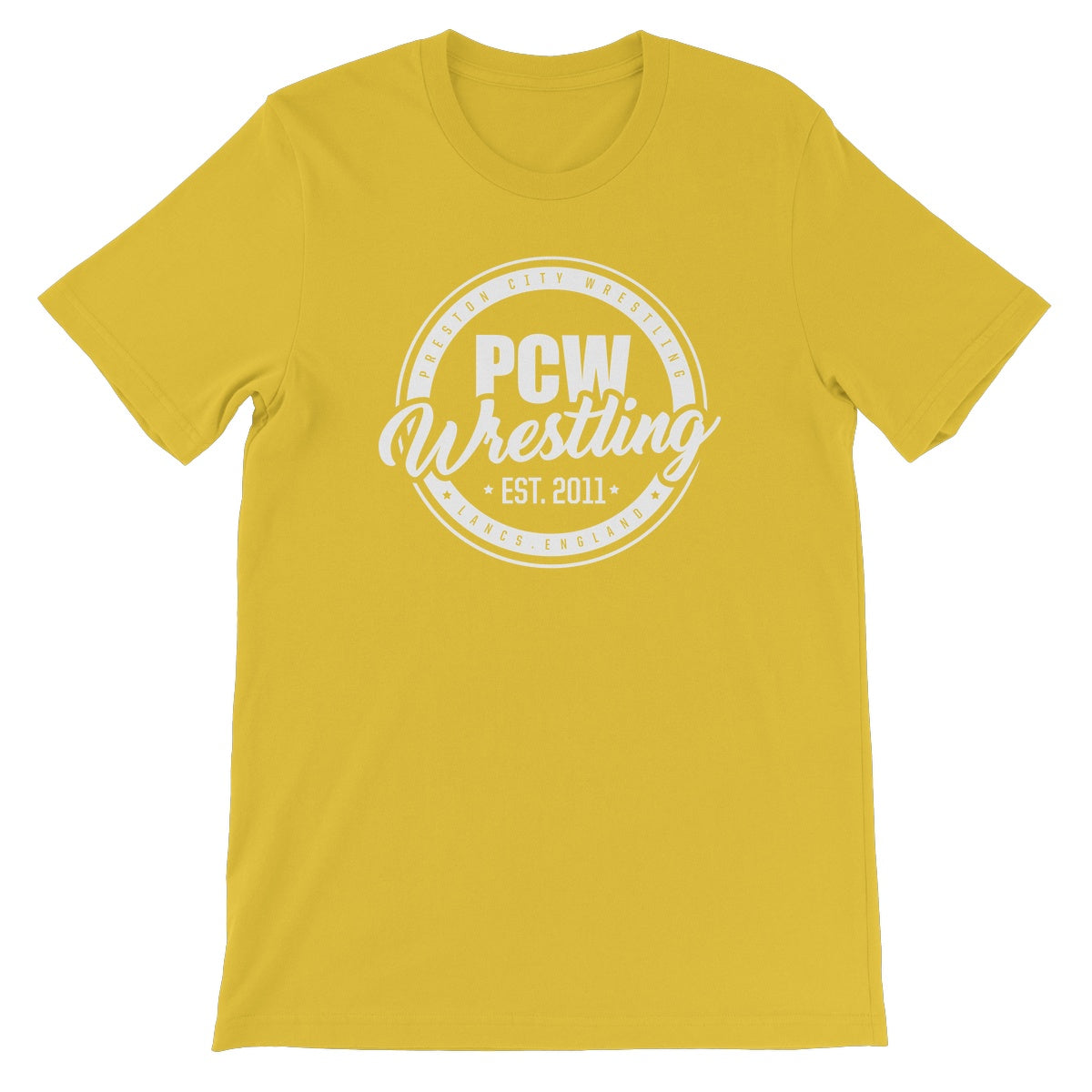 PCW UK White Roundel Logo Unisex Short Sleeve T-Shirt