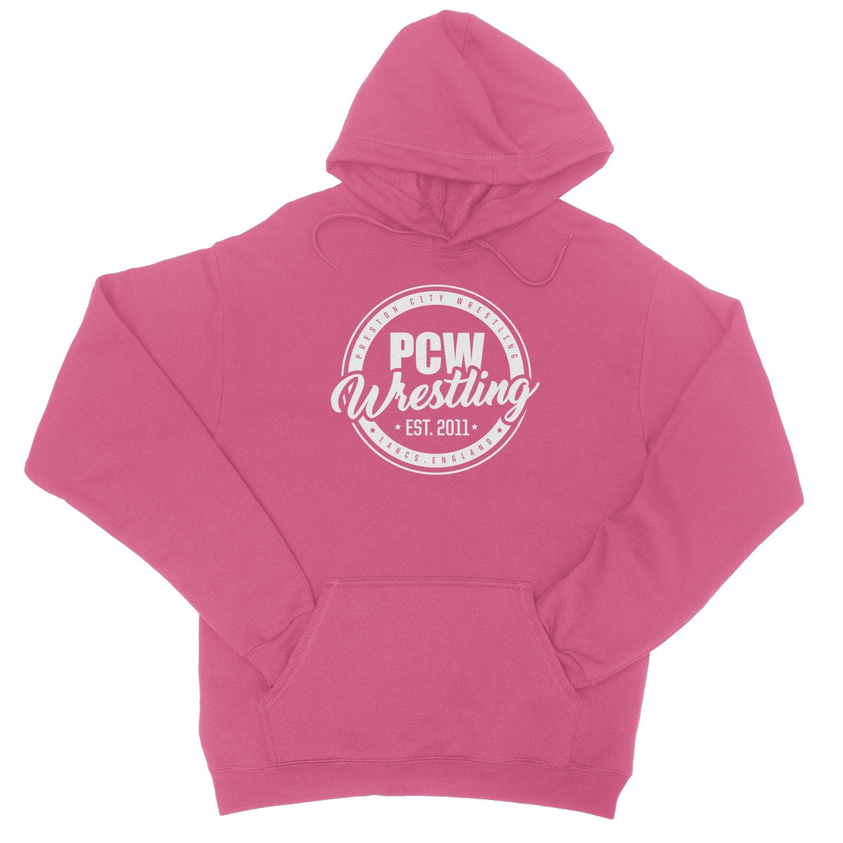 PCW UK White Roundel Logo College Hoodie