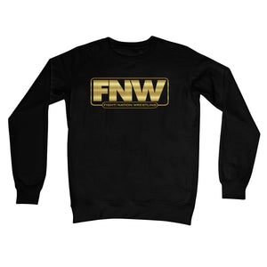 Fight! Nation Wrestling Gold Shade Logo Crew Neck Sweatshirt