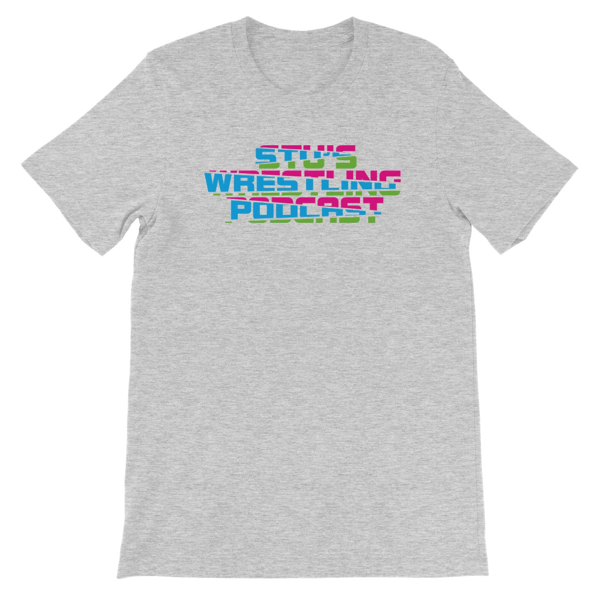 Stu's Wrestling Podcast Logo Unisex Short Sleeve T-Shirt
