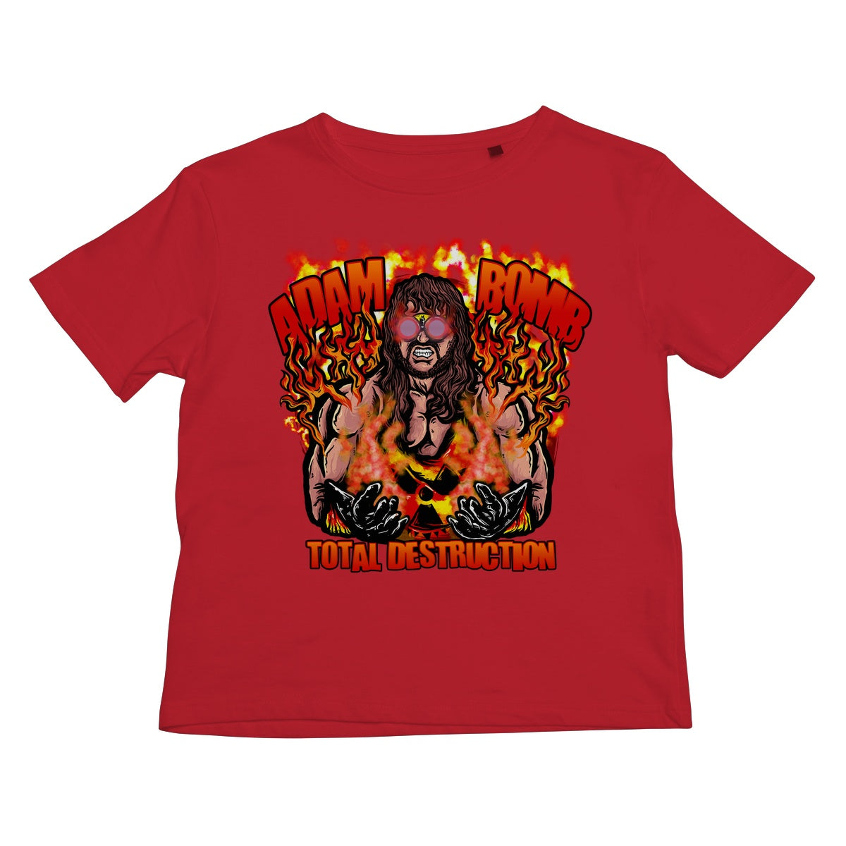 Adam Bomb Flame Bomb Kids T-Shirt