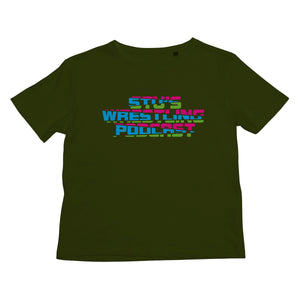 Stu's Wrestling Podcast Logo Kids T-Shirt