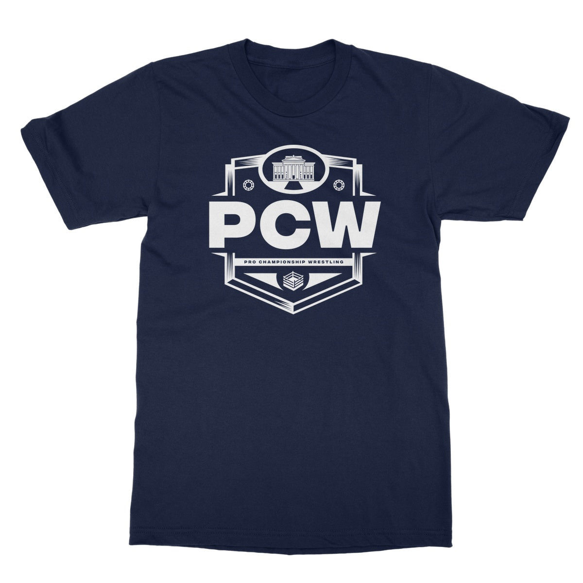 PCW UK Logo White Softstyle T-Shirt