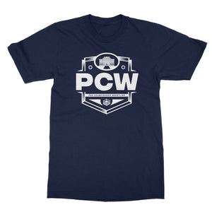 PCW UK Logo White Softstyle T-Shirt