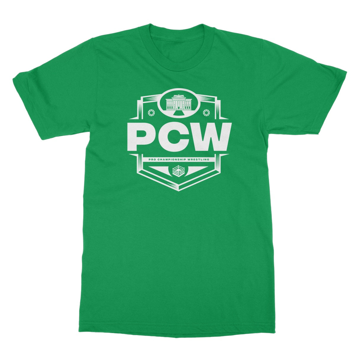PCW UK Logo White Softstyle T-Shirt