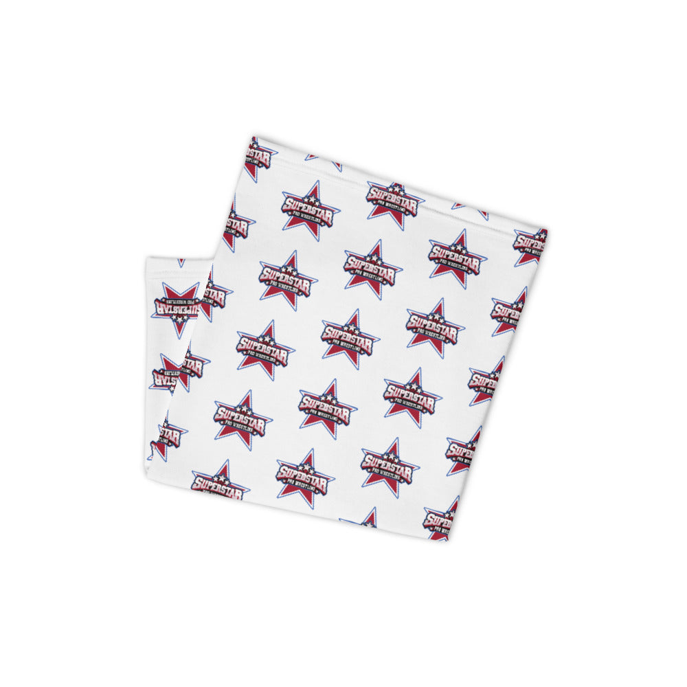 Superstar Pro Wrestling Star Logo Pattern Neck Gaiter
