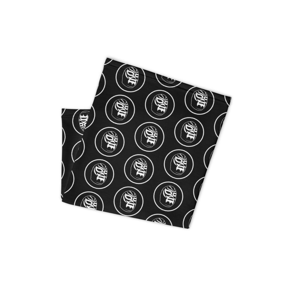 Thirteen | 10 Lucha Mask White Pattern Neck Gaiter