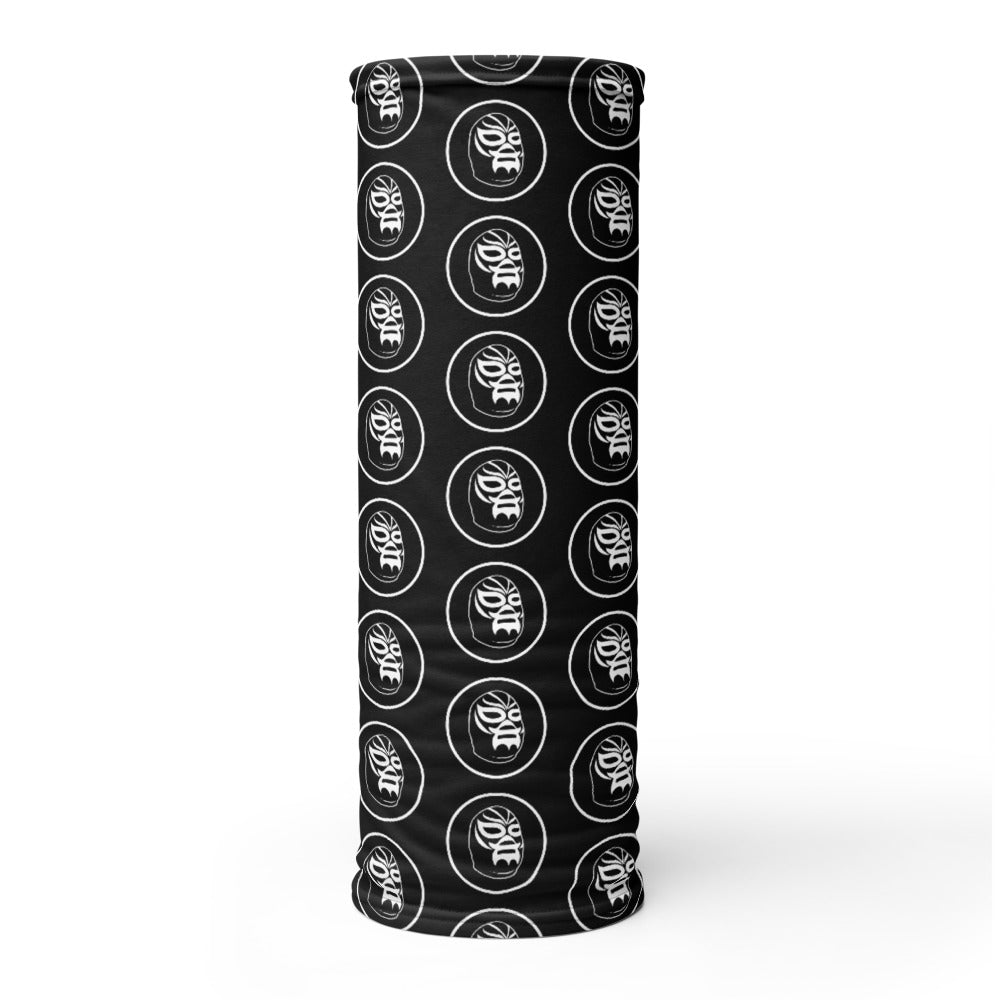 Thirteen | 10 Lucha Mask White Pattern Neck Gaiter