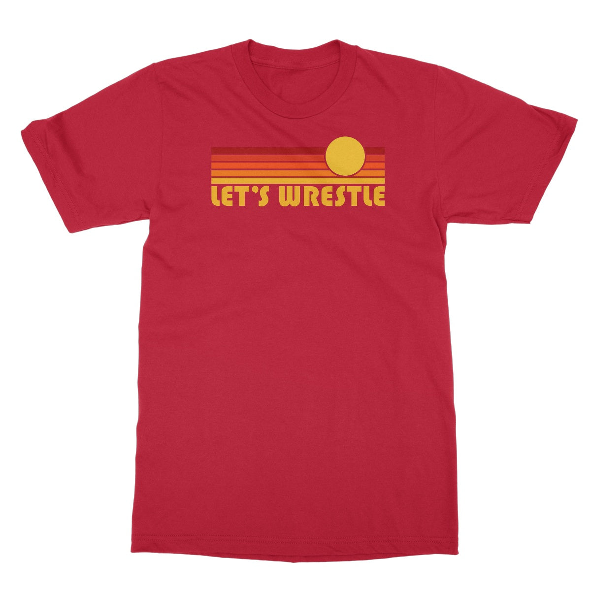 Let's Wrestle Sunrise Softstyle T-Shirt