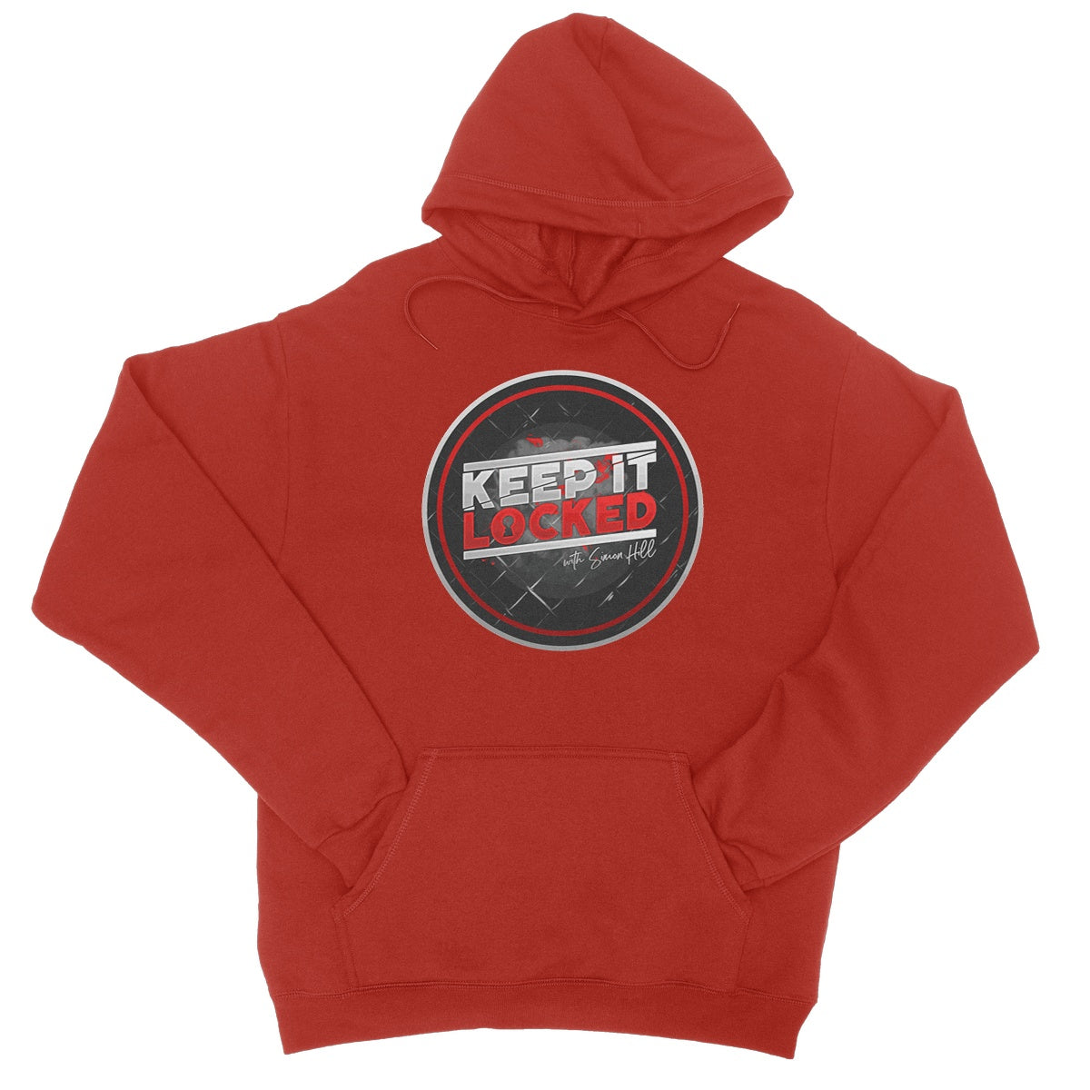 Simon Hill Keep It Locked Circle Logo V2 College Hoodie