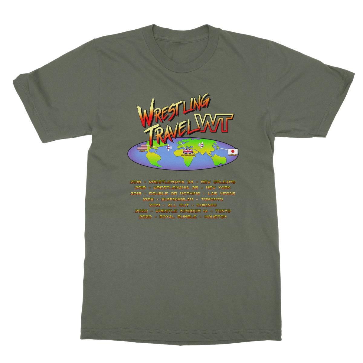 Wrestling Travel SF Softstyle T-Shirt