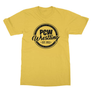 PCW UK Black Roundel Logo Softstyle T-Shirt