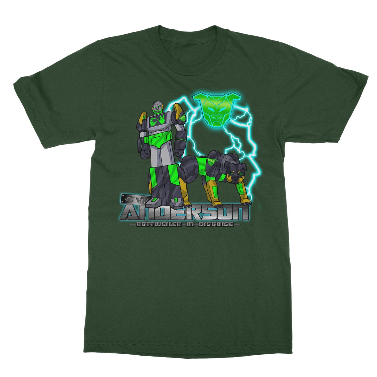 CW Anderson Rottweiler In Disguise  Softstyle T-Shirt