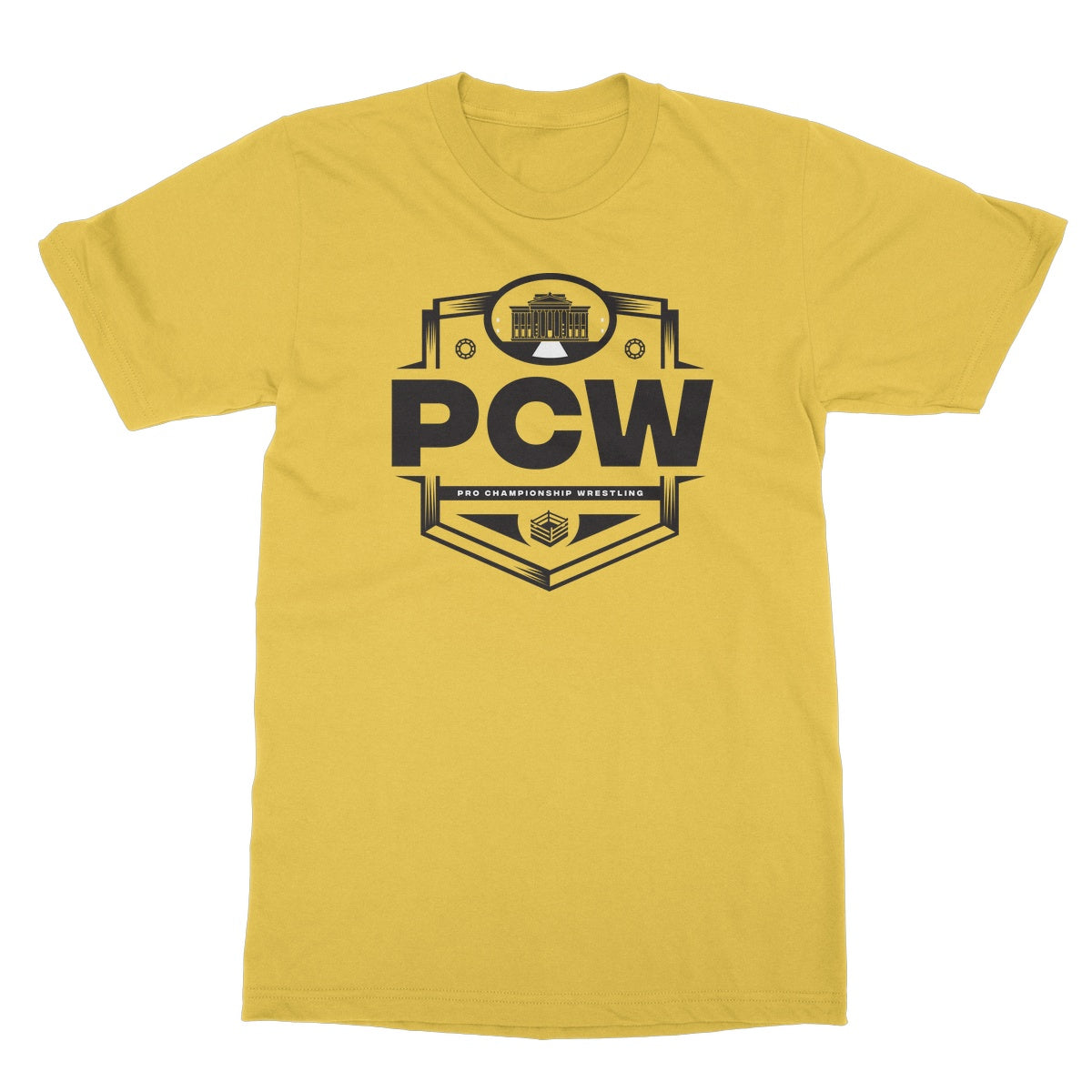 PCW UK Logo Black Softstyle T-Shirt