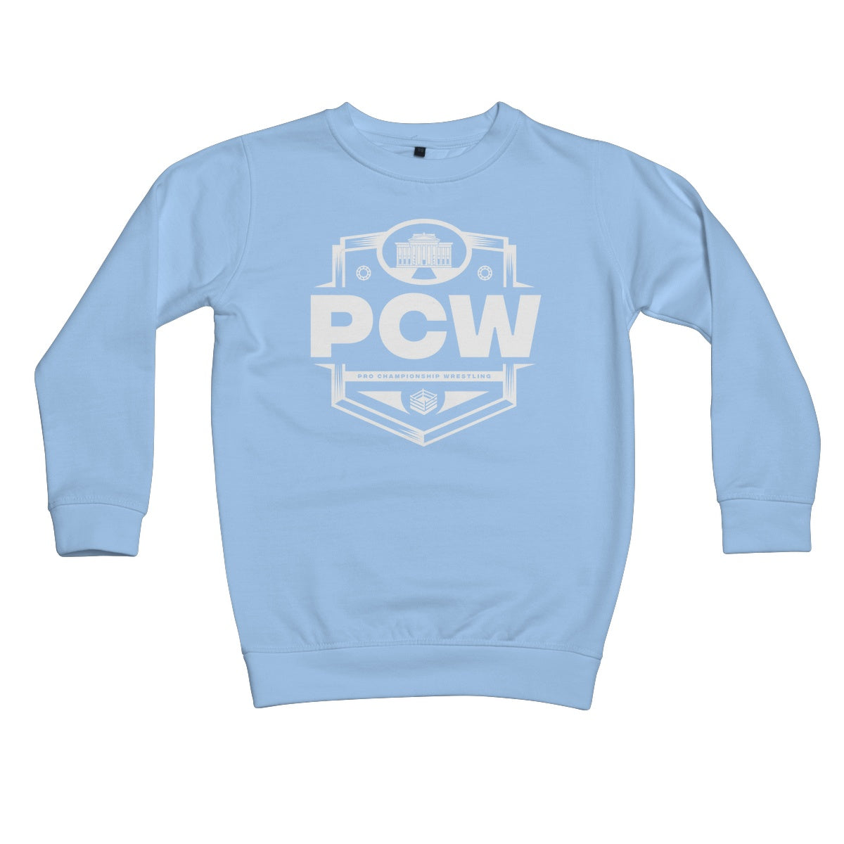 PCW UK Logo White Kids Sweatshirt