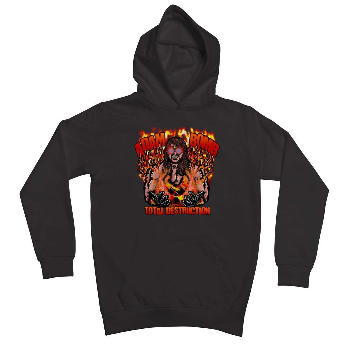 Adam Bomb Flame Bomb Kids Hoodie