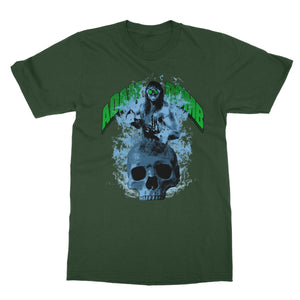 Adam Bomb  Skull Flame Softstyle T-Shirt