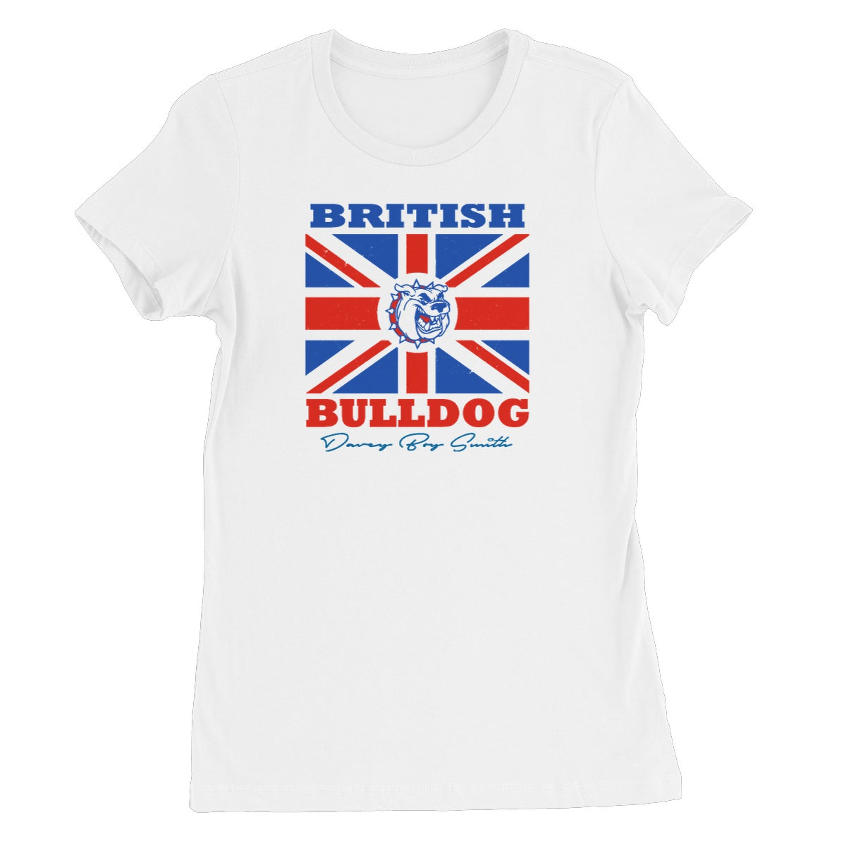 British Bulldog Flag Women's Short Sleeve T-Shirt