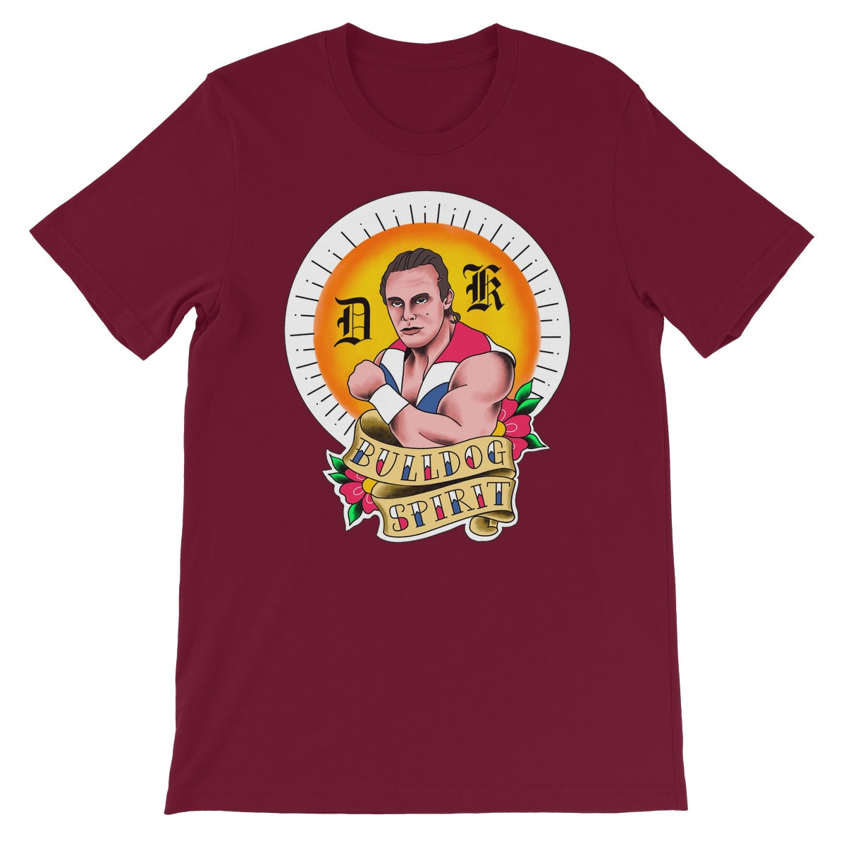 Dynamite Kid "Bulldog Spirit" Unisex Short Sleeve T-Shirt