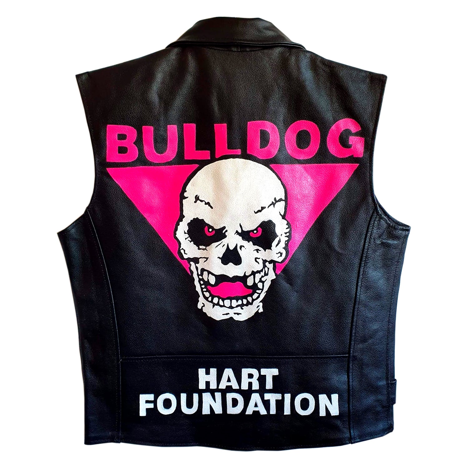 British Bulldog Hart Foundation Replica Leather Jacket (Batch #1)