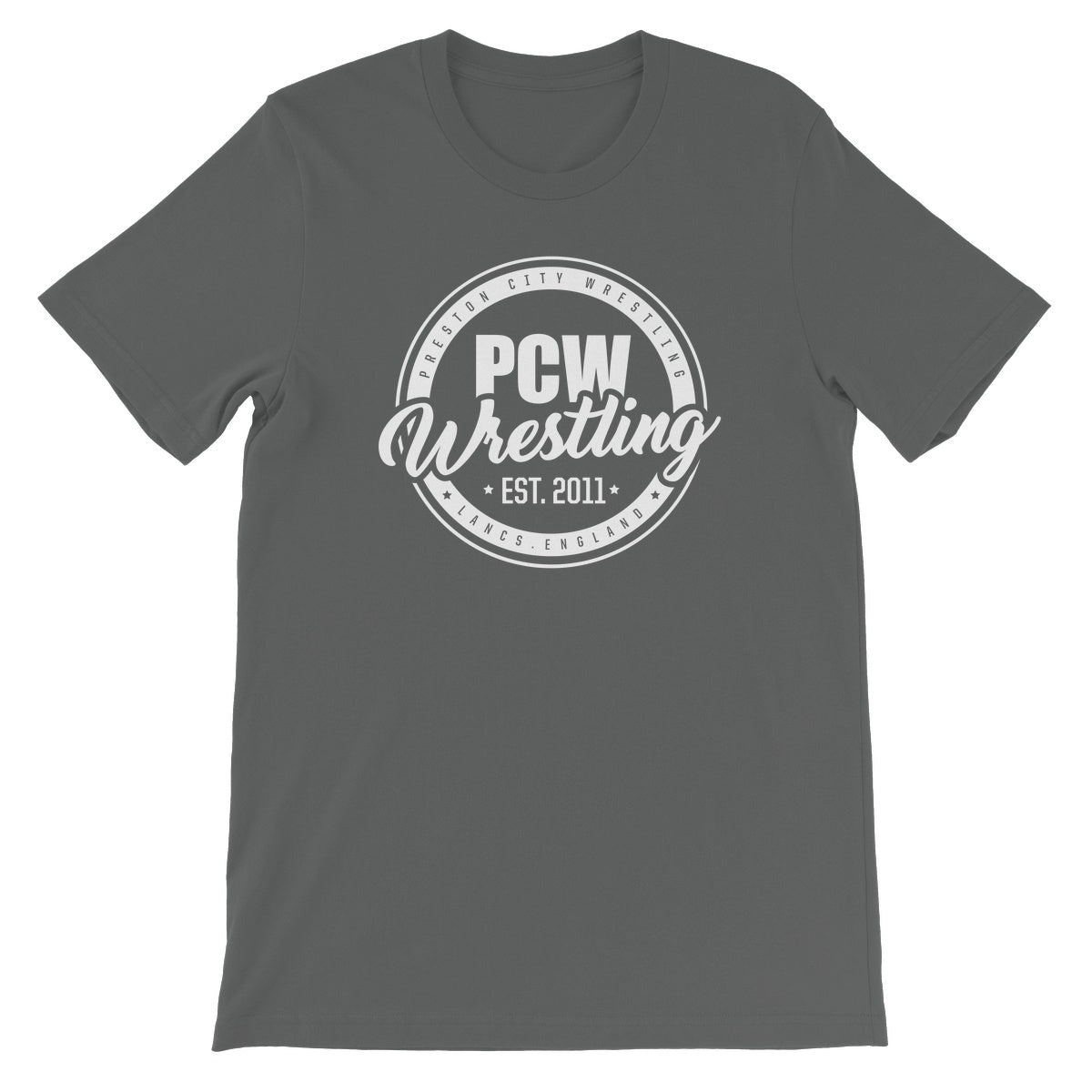 PCW UK White Roundel Logo Unisex Short Sleeve T-Shirt
