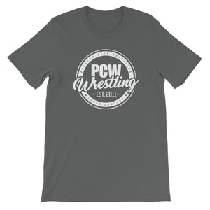 PCW UK White Roundel Logo Unisex Short Sleeve T-Shirt