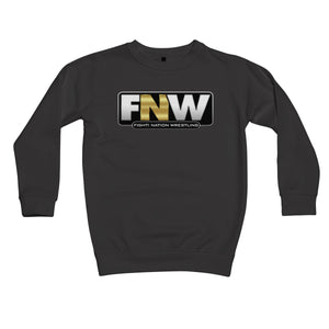 Fight! Nation Wrestling Logo Kids Sweatshirt
