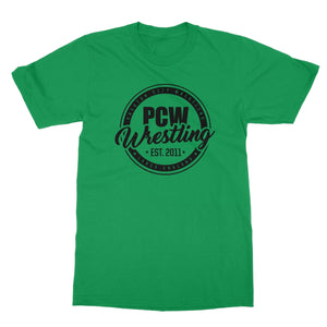 PCW UK Black Roundel Logo Softstyle T-Shirt