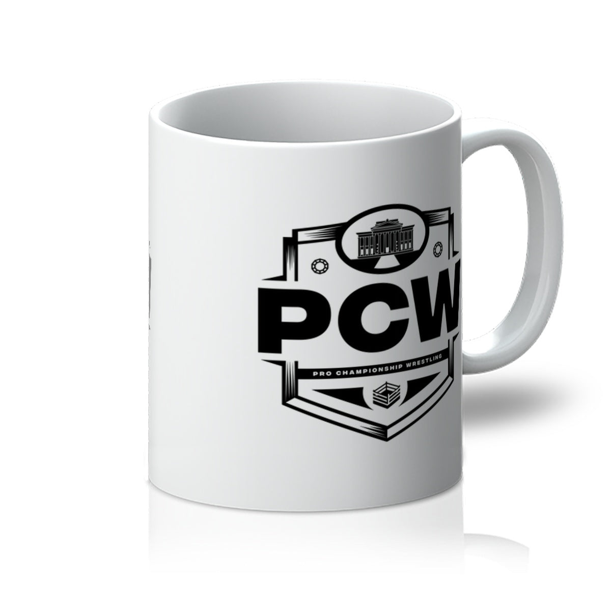PCW UK Logo Black Mug