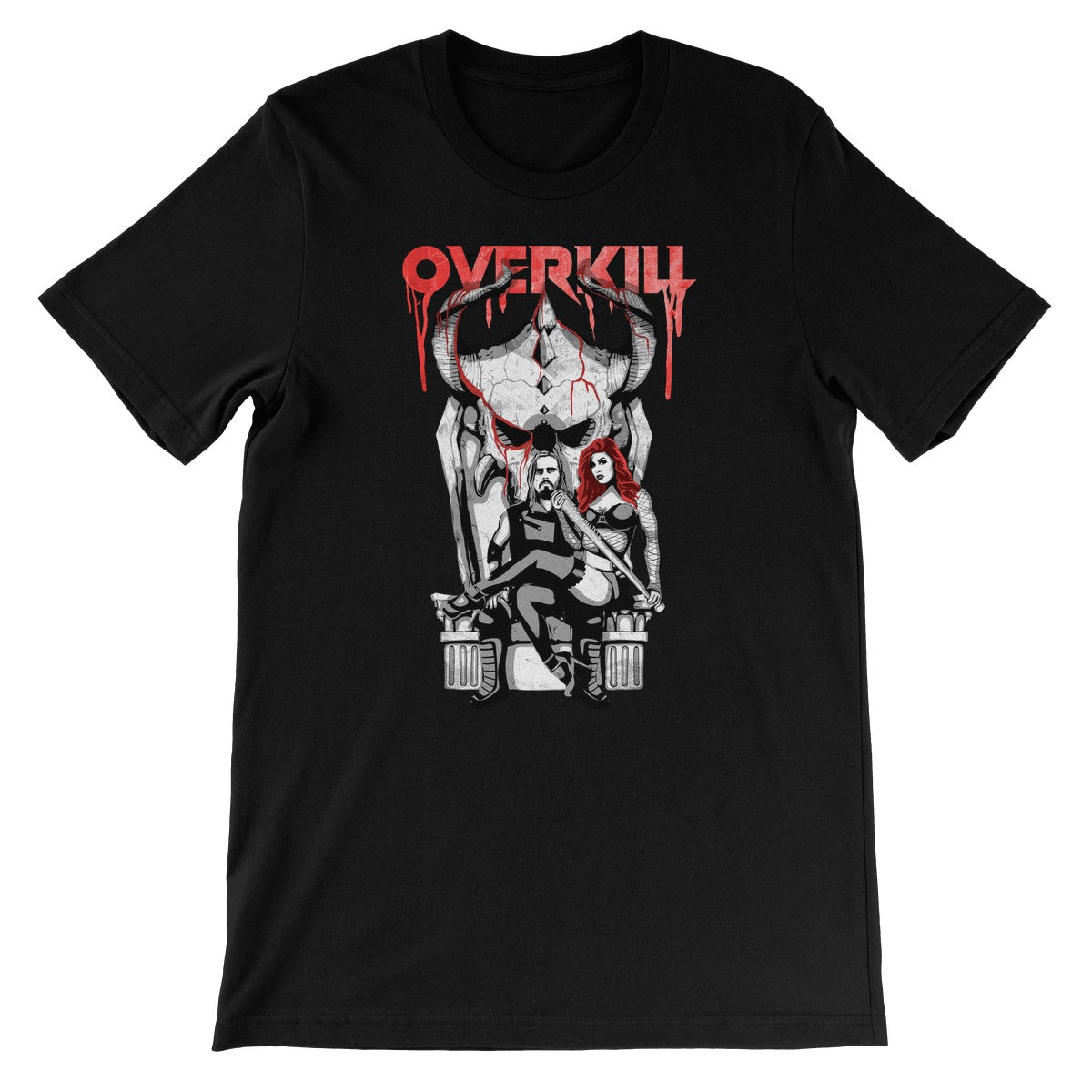 TNT Extreme Wrestling Haskins Overkill Unisex Short Sleeve T-Shirt