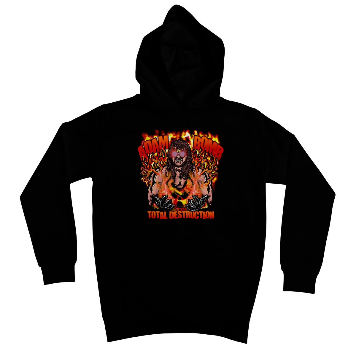 Adam Bomb Flame Bomb Kids Hoodie