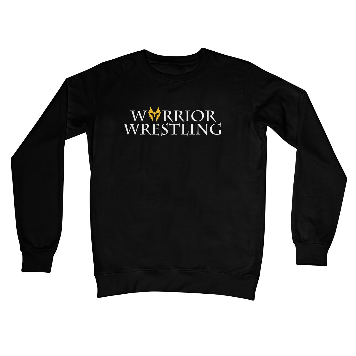 Warrior Wrestling Stacked Logo Crew Neck Sweatshirt