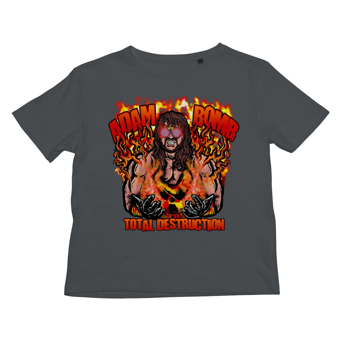 Adam Bomb Flame Bomb Kids T-Shirt