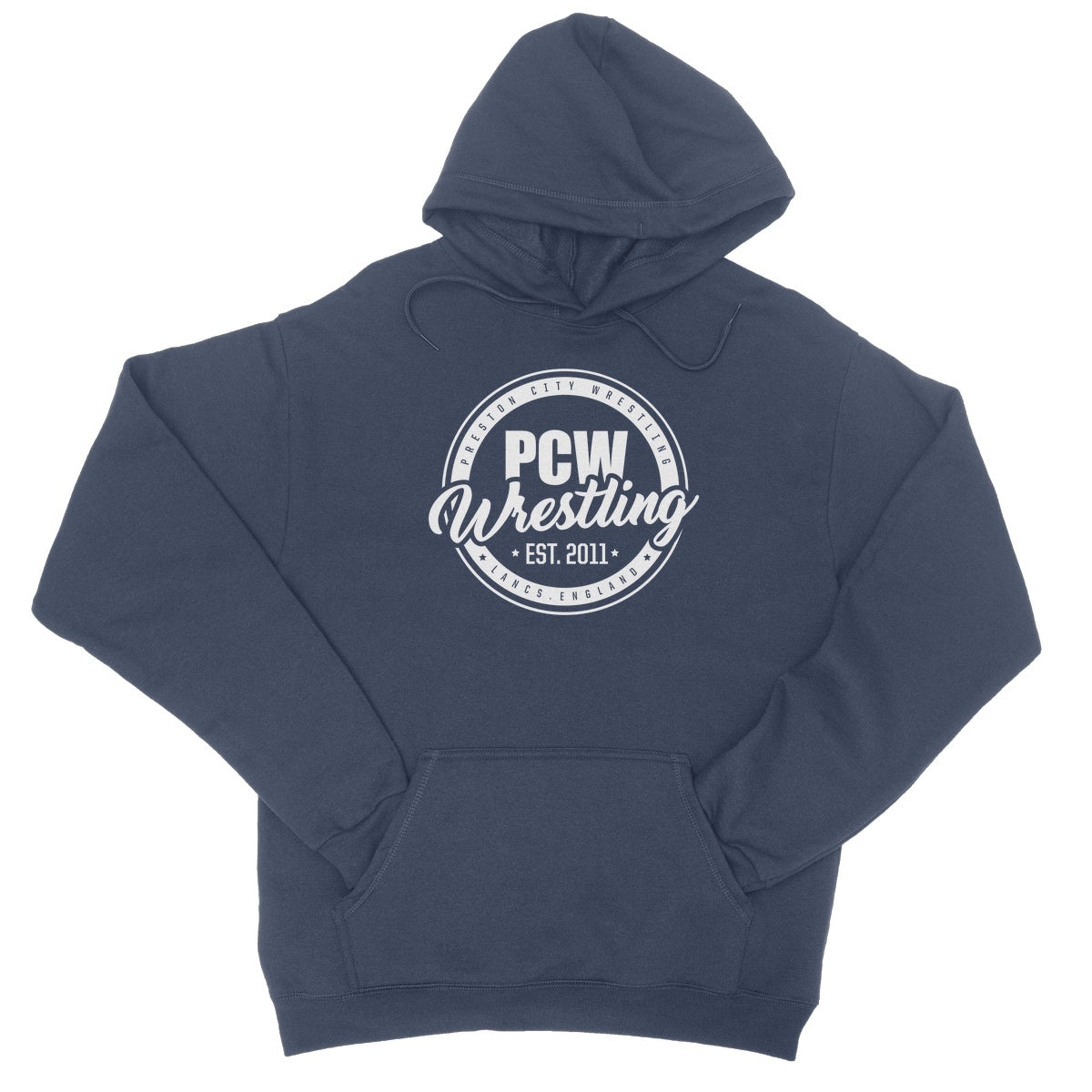 PCW UK White Roundel Logo College Hoodie