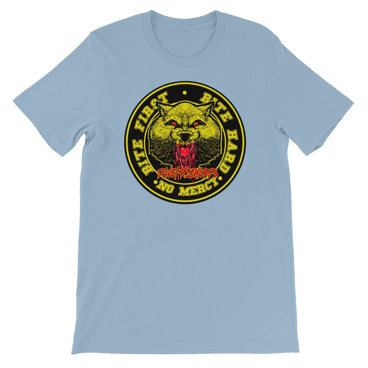 Davey Richards Bite First Logo Unisex Short Sleeve T-Shirt