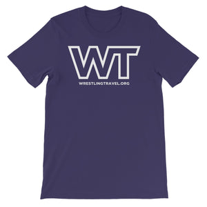 Wrestling Travel Logo Unisex Short Sleeve T-Shirt