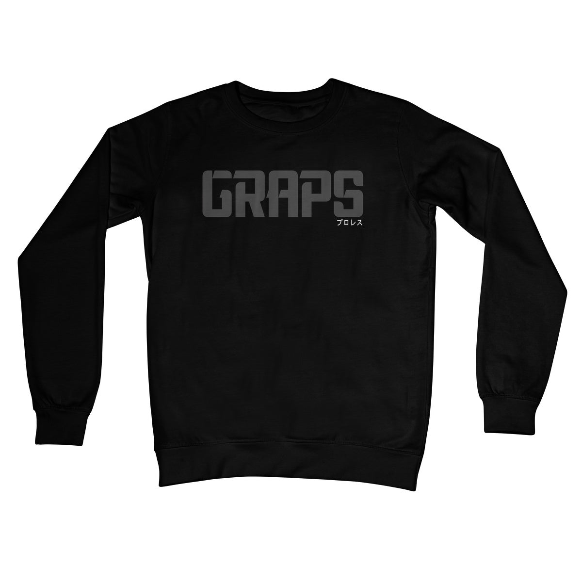 GRAPS - Grey/White Crew Neck Sweatshirt
