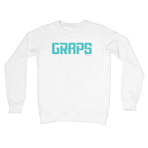 GRAPS - Blue/Pink Crew Neck Sweatshirt
