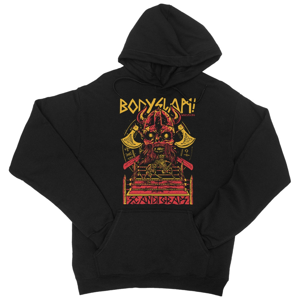 BodySlam! Pro-Wrestling ScandiGraps College Hoodie