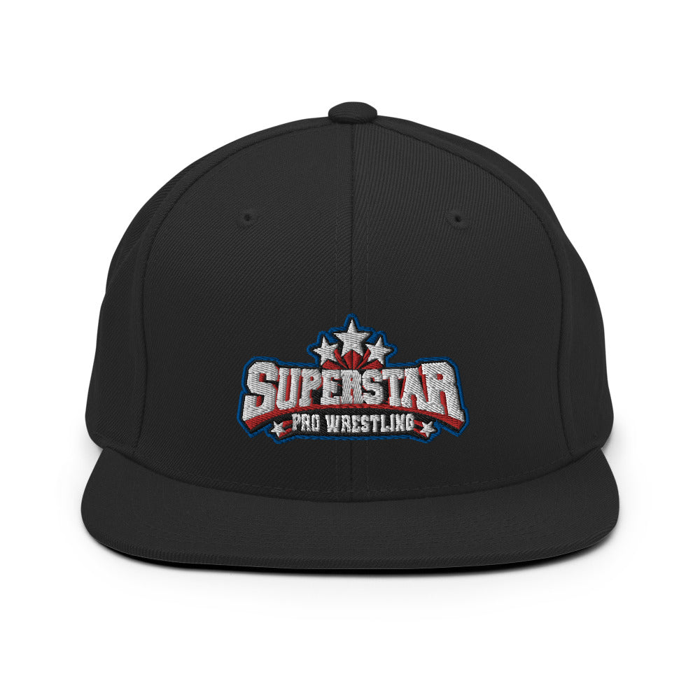 Superstar Pro Wrestling Logo Snapback Hat
