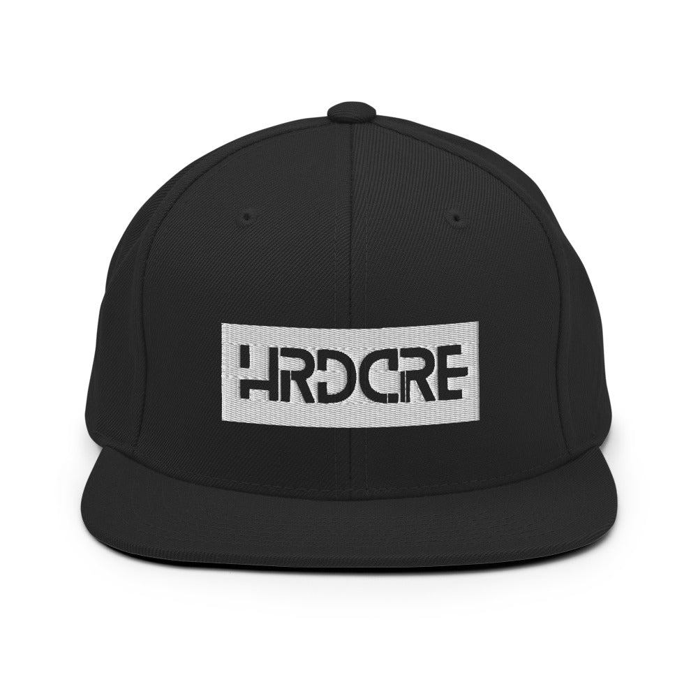 Thirteen | 10 HRDCRE White Logo Snapback Hat