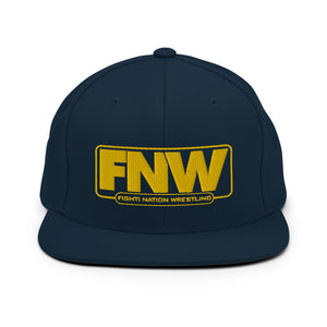 Fight! Nation Wrestling Gold Logo Snapback Hat