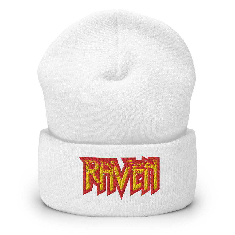 Raven Boy Cuffed Beanie