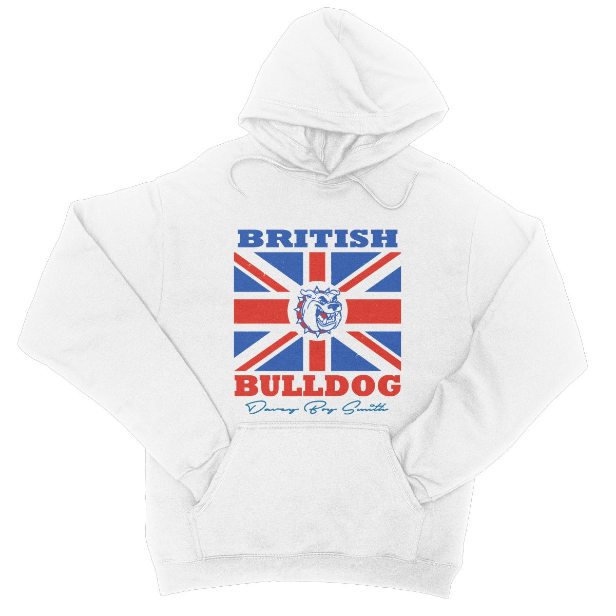 British Bulldog Flag College Hoodie